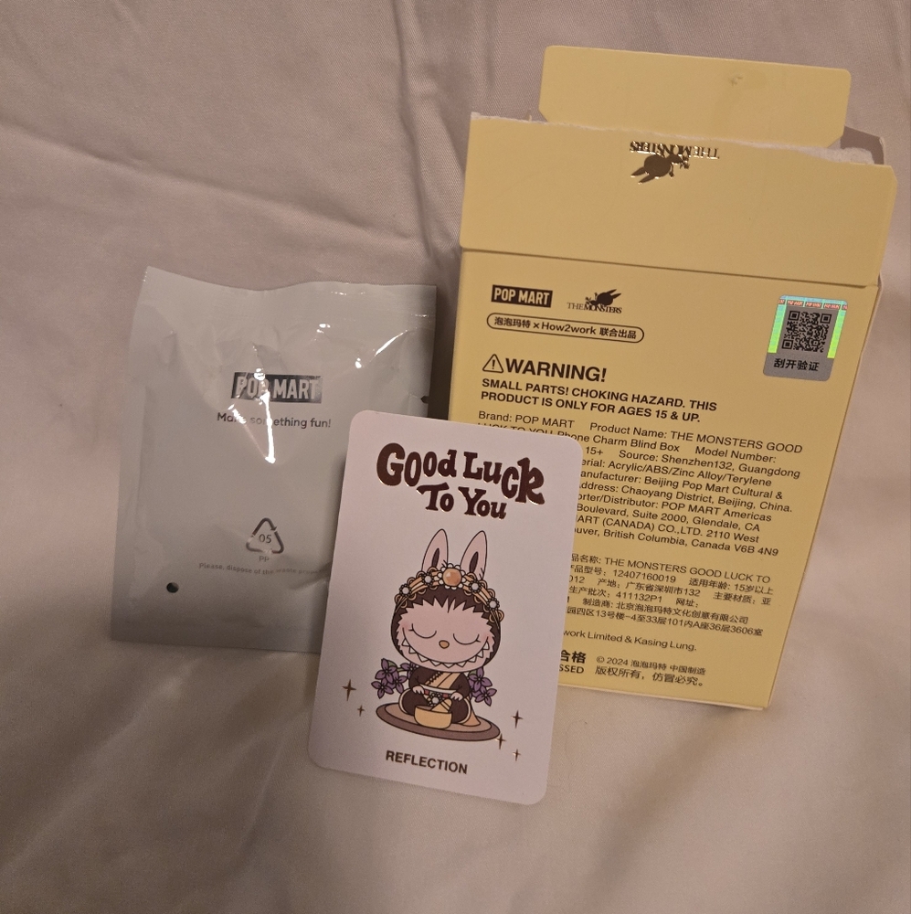 100% Authentic 🪞 Pop Mart Labubu “Reflection” Phone Charm - Picture 2 of 2